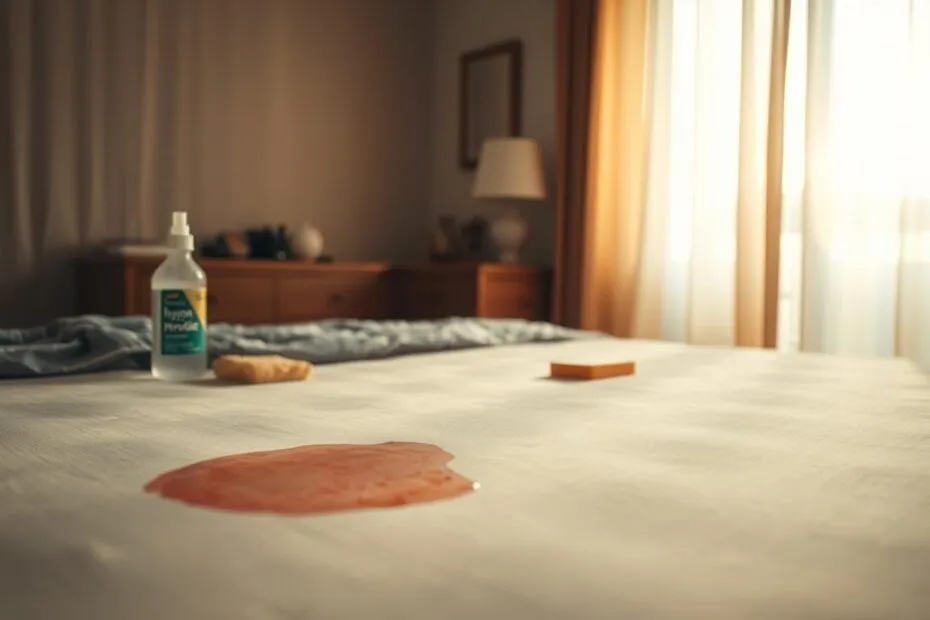 Skuteczne sposoby na to, czym sprać krew z materaca w kilka minut