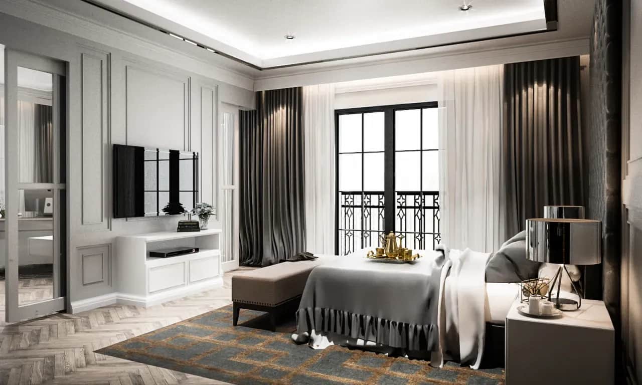 Na jakiej wysokości telewizor w sypialni, aby uniknąć bólu karku?