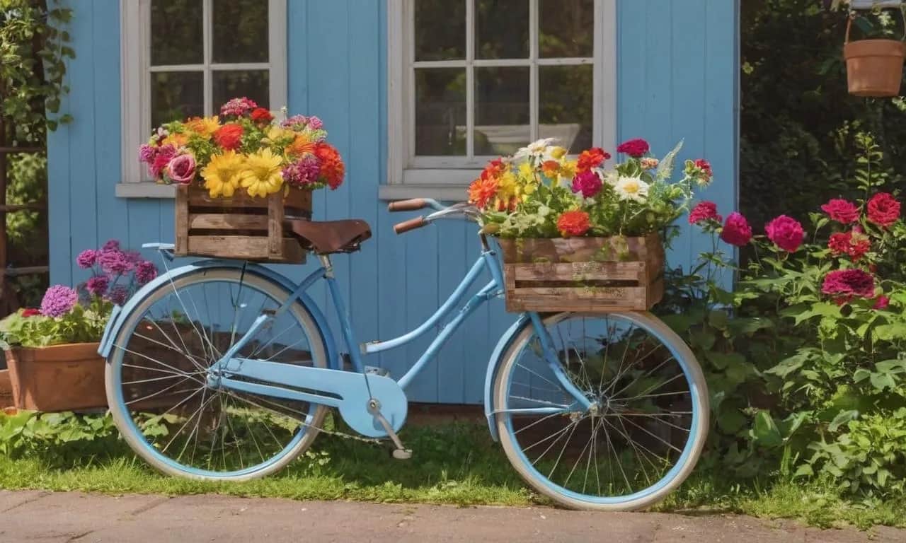 Jak zrobić kwietnik z roweru - kreatywne pomysły na dekorację ogrodu