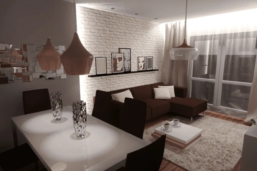 Jak pomalować salon z ciemnymi meblami, by optycznie go powiększyć